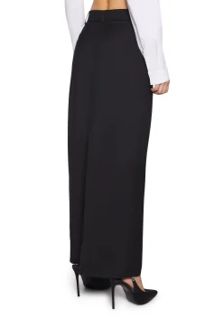 X_HONEY MANGO Bottoms|Skirts*Executive Suite Maxi Skirt - Black