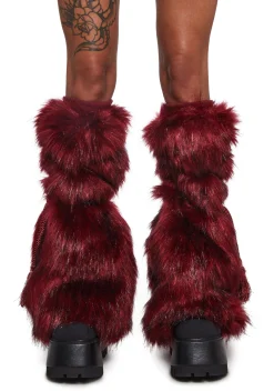 Club Exx Socks & Tights*Explored Beats Legwarmers - Red