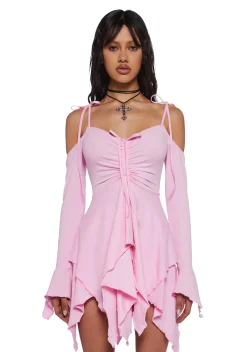 Current Mood Dresses*F is For Fairies Handkerchief Dress - Pink