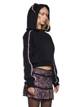 Sugar Thrillz Outerwear|Sweatshirts & Hoodies*Fairy Tale Ending Cropped Hoodie