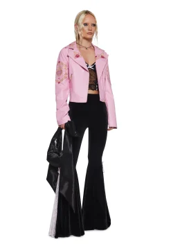 Sugar Thrillz Outerwear*Faith In Fantasy Moto Jacket