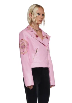 Sugar Thrillz Outerwear*Faith In Fantasy Moto Jacket