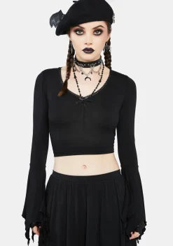 The Grave Girls Tops*Fang Club Crop Top