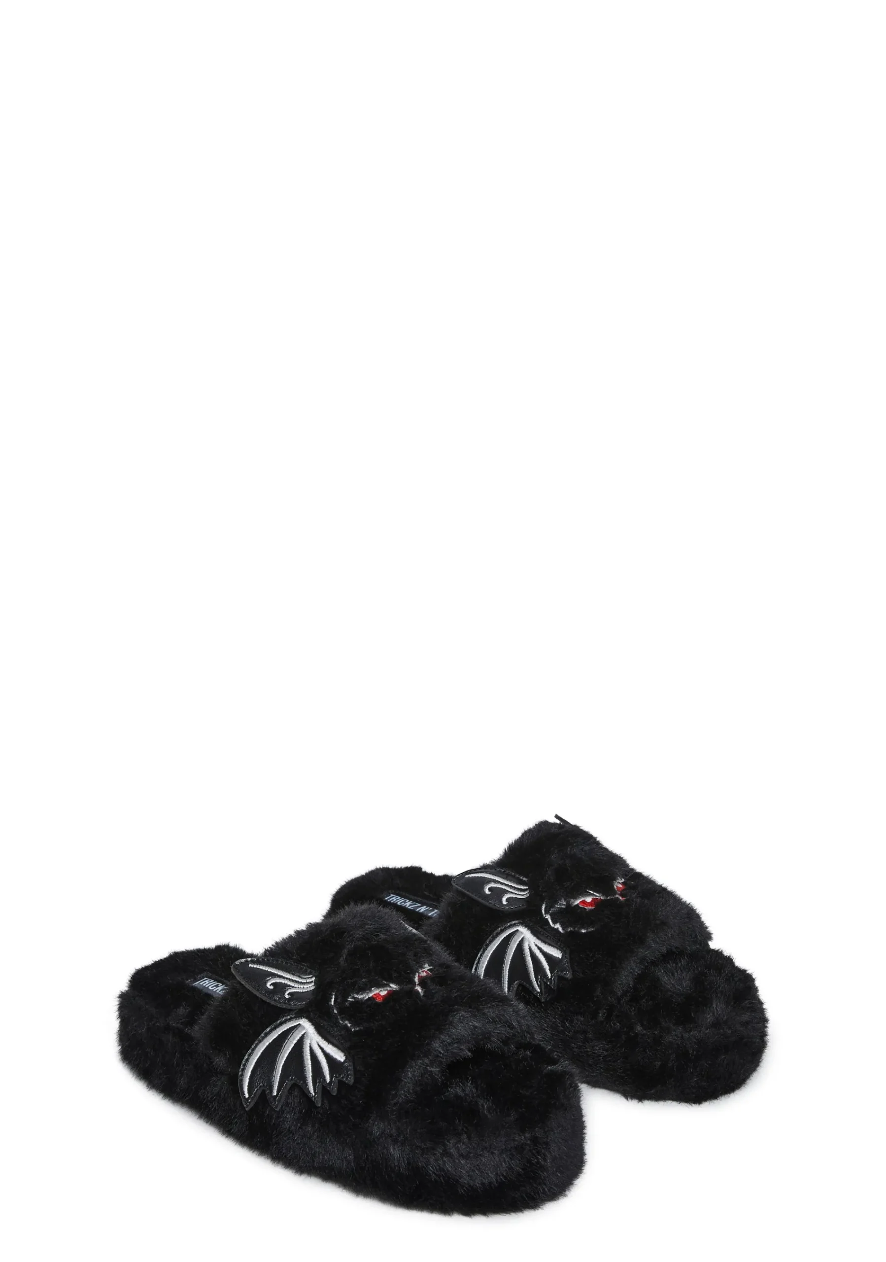 Trickz N' Treatz Flats|Slippers*Fanged Bat Slippers