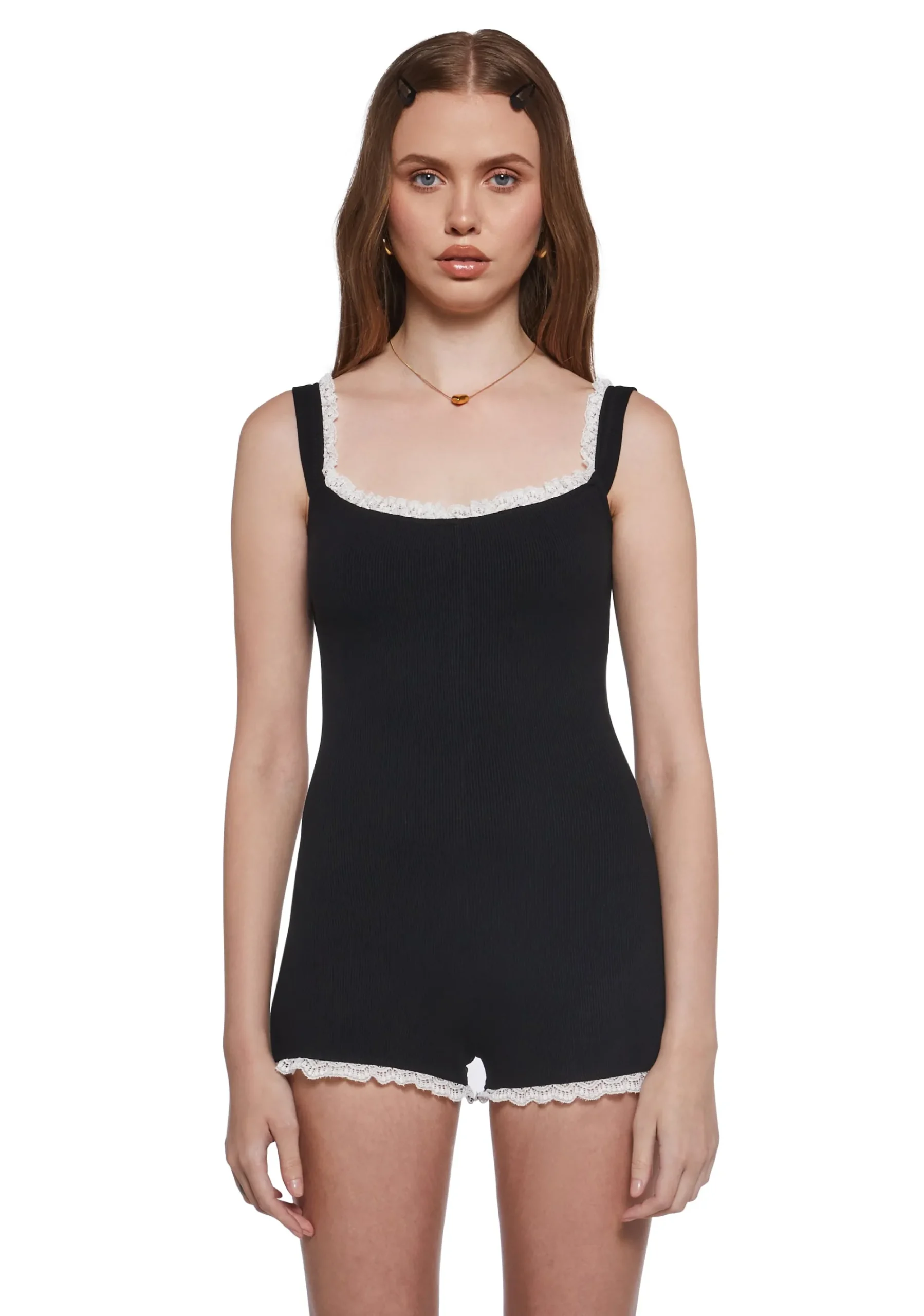 Sugar Thrillz Jumpsuits & Rompers|Plus*Fashionista Knit Romper