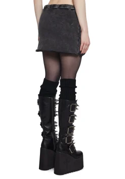 Widow Bottoms|Skirts*Favorite Number Mini Skirt