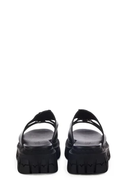 dELiA*s by Dolls Kill Platforms|Sandals*Feeling Good Platform Slides - Black
