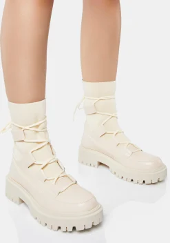 x_Rasolli Boots*First To Board Platform Ankle Boots