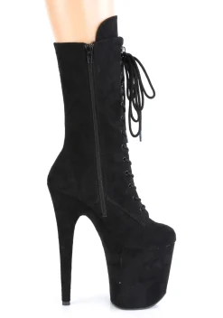 Pleaser Boots*Flamingo-1050 Lace-Up Front Mid Calf Boots
