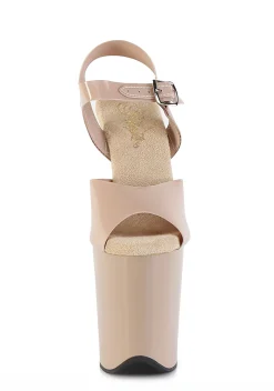 Pleaser Heels|Sandals*Flamingo-808 Platform Strap Sandals - Beige