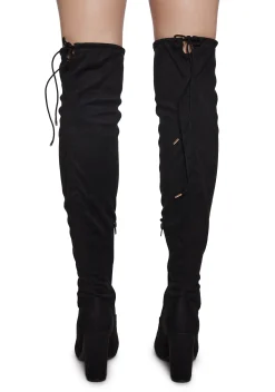 x_Bamboo Boots*Flashy Guarantee Faux Suede Boots