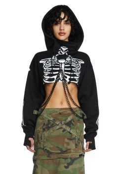 Trickz N' Treatz Outerwear|Sweatshirts & Hoodies*Flesh N' Bones Reflective Hoodie