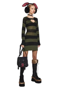Current Mood Dresses|Plus*Flirt Tactics Striped Dress