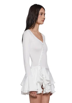 x_Dolls Kill Mini Dresses*Flirty Days Mini Dress - White