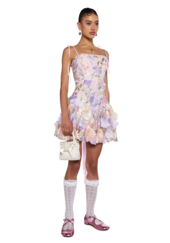 Sugar Thrillz Dresses|Mini Dresses*Floral Dreams Mini Dress - Light Purple