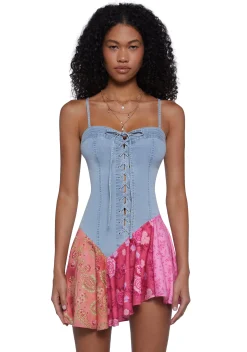 Sugar Thrillz Dresses|Mini Dresses*Floral Rodeo Mini Dress