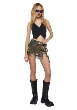 Club Exx Bottoms|Skirts*Fluorescent Eden Mini Skirt