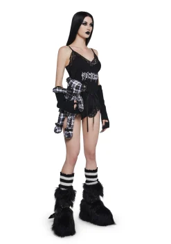 Widow Lingerie|Plus*For Sure Embroidered Teddy