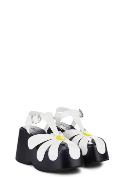 dELiA*s by Dolls Kill Platforms|Sandals*Forever Frolicking Platform Sandals - White