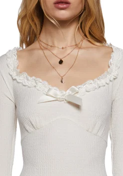 Sugar Thrillz Tops|Plus*Forever Yours Long Sleeve Top