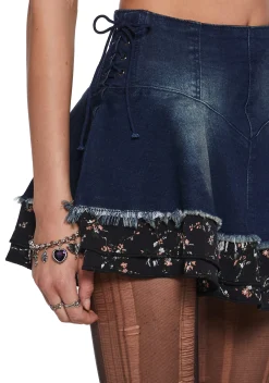 Current Mood Bottoms|Skirts*Free Spirit Edge Mini Skirt