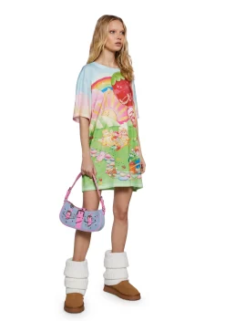 Dolls Kill | Care Bears x Strawberry Shortcake Tops|Plus*Friendship Outing Oversized Graphic Tee