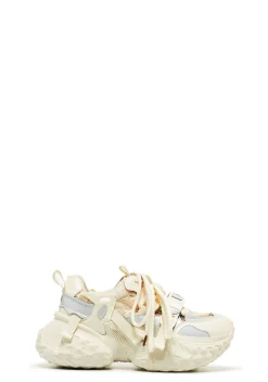 Koi Footwear Platforms|Sneakers*Frozen Shores Mega Chunky Trainers - Vanilla