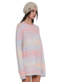 Current Mood Tops|Plus*Full Time Dreamer Oversized Sweater