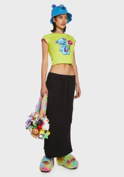 dELiA*s by Dolls Kill Bags*Fun N' Games Plush Tote - Tie Dye
