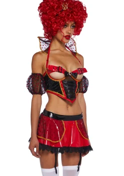 Trickz N' Treatz Lingerie*Fury Queen Lingerie Set