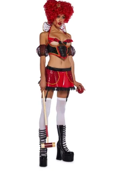 Trickz N' Treatz Lingerie*Fury Queen Lingerie Set