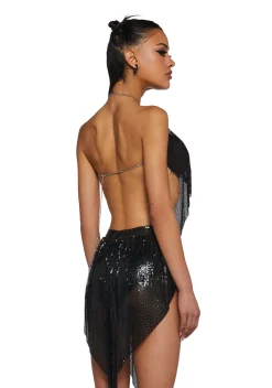 Club Exx Tops|Plus*Futurism Flash Halter Top