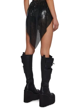 Club Exx Tops|Plus*Futurism Flash Halter Top