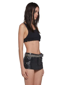 Funk Plus Belts & Harnesses*Fuzzy Leopard Belt