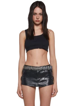 Funk Plus Belts & Harnesses*Fuzzy Leopard Belt