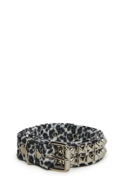 Funk Plus Belts & Harnesses*Fuzzy Leopard Belt