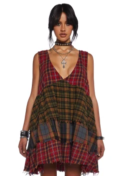 Current Mood Dresses|Plus*Get Over It Babydoll Dress - Red