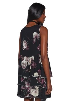 Current Mood Dresses|Plus*Get Over It Babydoll Dress - Floral