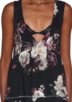 Current Mood Dresses|Plus*Get Over It Babydoll Dress - Floral