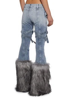 Generation Kiss Bottoms|Pants*Gigi Faux Fur Denim Jeans
