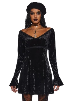 Widow Dresses*Glamour Sparks Velvet Dress