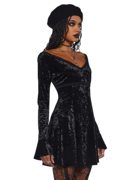 Widow Dresses*Glamour Sparks Velvet Dress