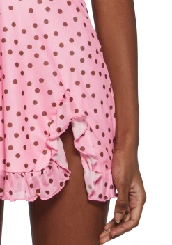 New Pink Dresses|Mini Dresses*Glossy Vibes Mini Dress