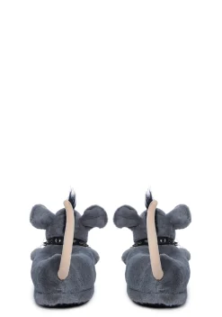 Current Mood Flats|Slippers*Gnaw On This Rat Slippers