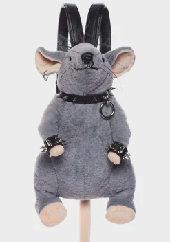 Current Mood Flats|Slippers*Gnaw On This Rat Slippers