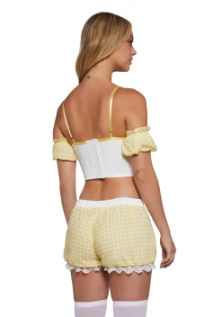 Trickz N' Treatz Lingerie|Plus*Goldilocks Lingerie Set