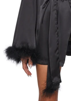 Widow Lingerie*Gothic Stirs Satin Robe