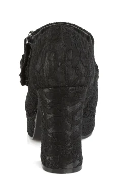 Demonia Heels|Mary Janes*GOTHIKA-09 Darkest Dreams Lace Mary Janes