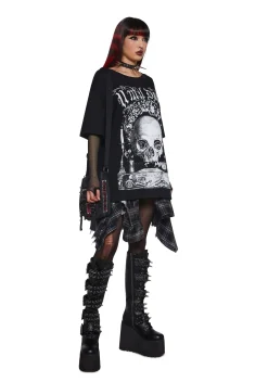 Widow Tops|Plus*Grave Promises Long Sleeve Tee