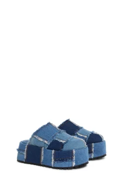 Current Mood Platforms*Gritty Rebel Platform Clogs